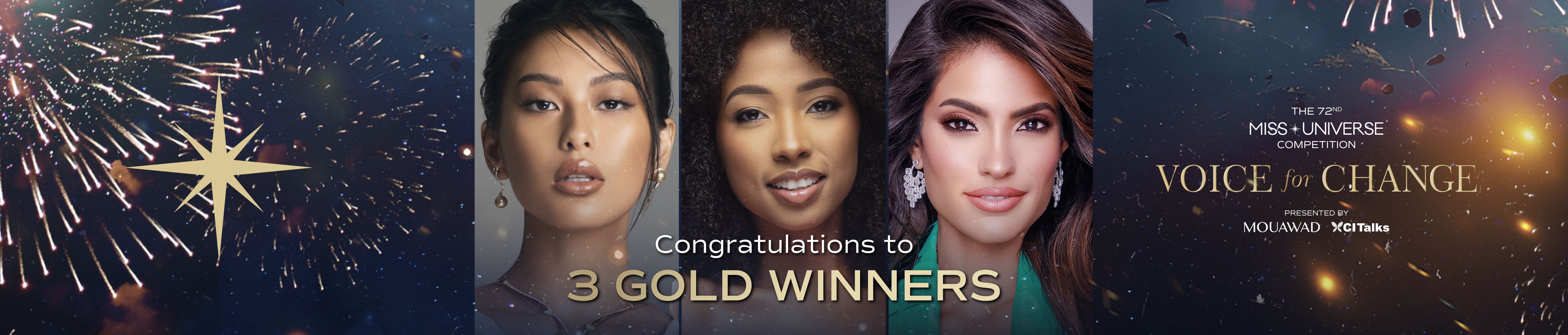 Global Change Advocates: Meet the Gold Winners of the 72nd Miss Universe Voice for Change Contest on CI Talks